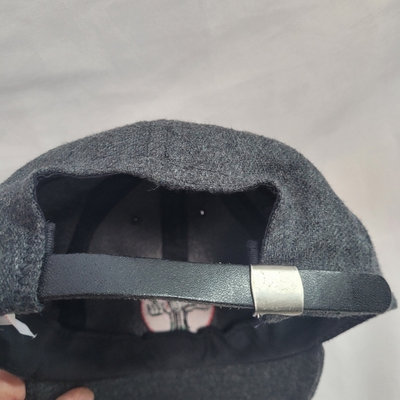 VTG Coca Cola Logo Gray Wool Hat Cap - Picture 5 of 6